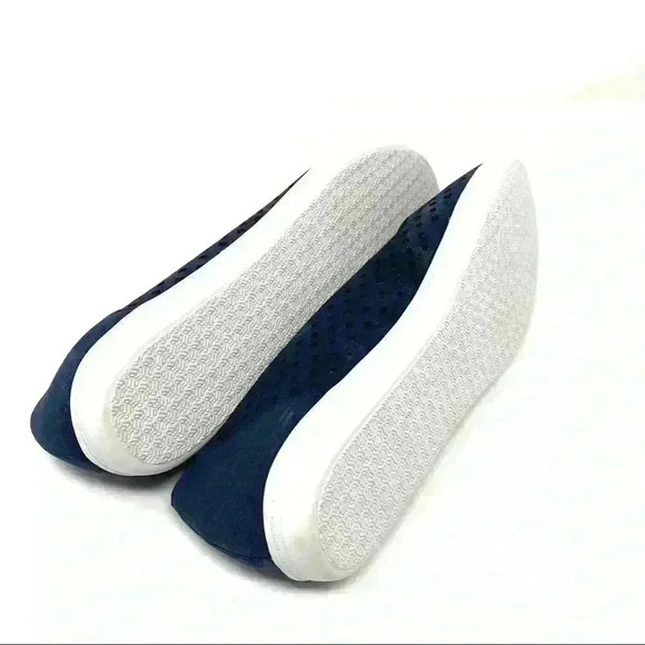 Easy Spirit Dexlee 3 Flat Shoes Blue Cut Out 9 New - Picture 4 of 8